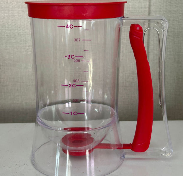 🧁 Batter Dispenser with Quick-Release Handle – Perfect Pour Every Time!