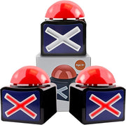 🎮 Quiz Game Buzzer – Light-Up Wrong Answer Buzzers, Great for Parties, Classrooms & Fun Pranks!