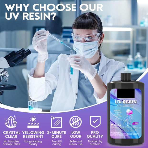 ✨ Complete UV Resin Jewelry Kit – Create Stunning DIY Crafts with Ease