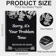 📘 End-of-Life Organizer Workbook – Witty, Wise &amp; Wonderfully Morbid