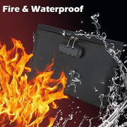 🔐 Fireproof & Water-Resistant Money Bag with Combination Lock – Ultimate Protection for Your Valuables