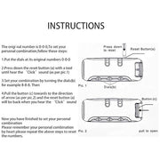 🔐 Fireproof & Water-Resistant Money Bag with Combination Lock – Ultimate Protection for Your Valuables