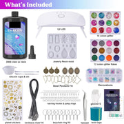 ✨ Complete UV Resin Jewelry Kit – Create Stunning DIY Crafts with Ease