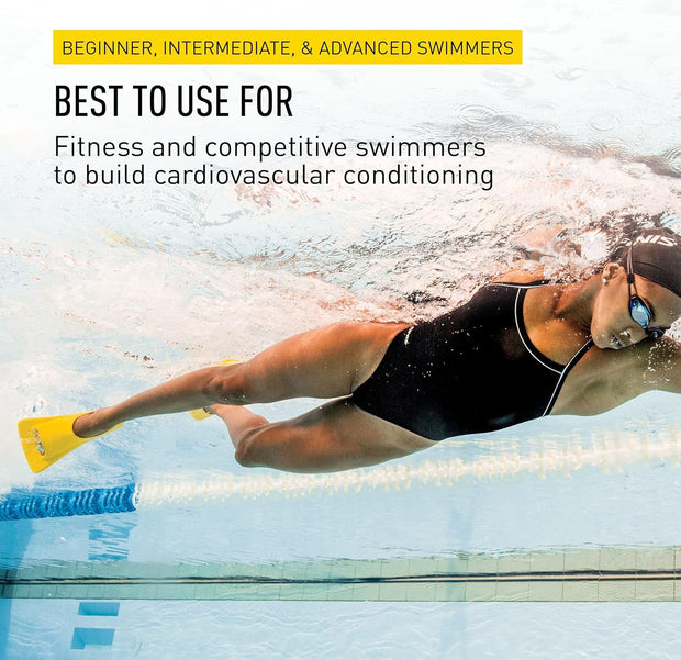 🏊 Short-Blade Swim Fins – Speed Training & Fitness Flippers