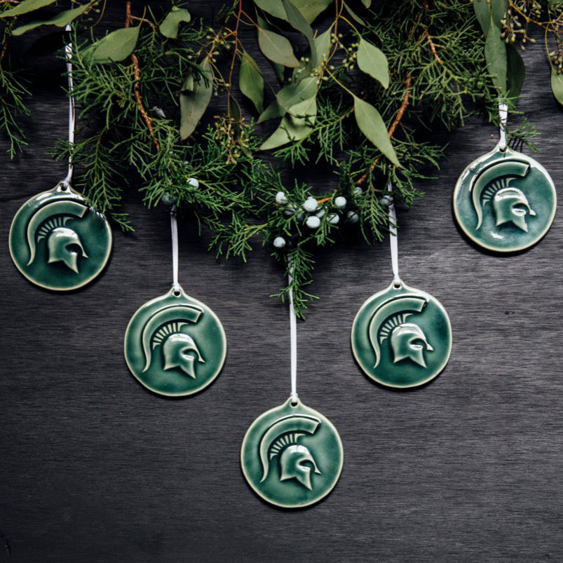 Michigan State University Spartan Ornament