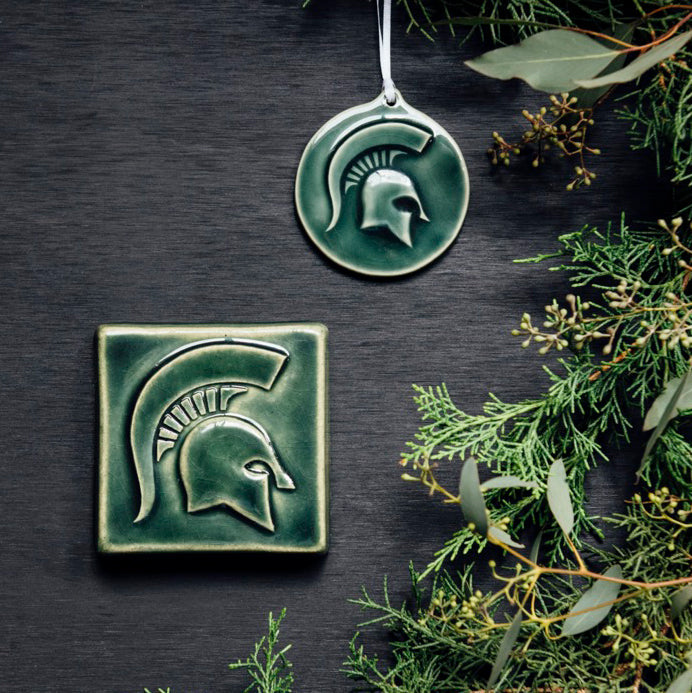 Michigan State University Spartan Ornament